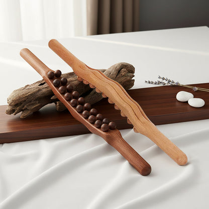 Gua Sha en bois Serebella™ pour massage et drainage