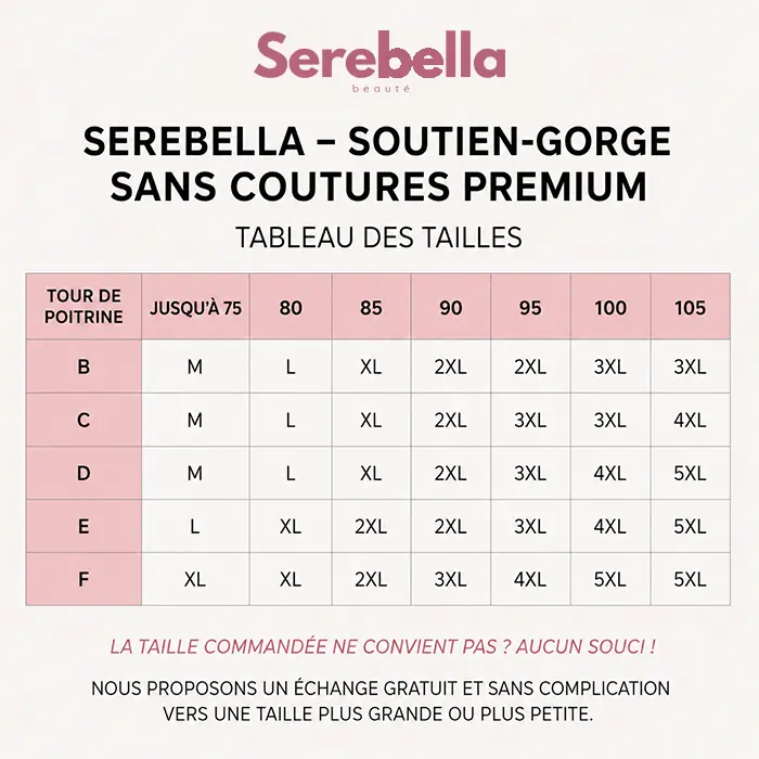 Soutien-gorge premium sans coutures - Serebella