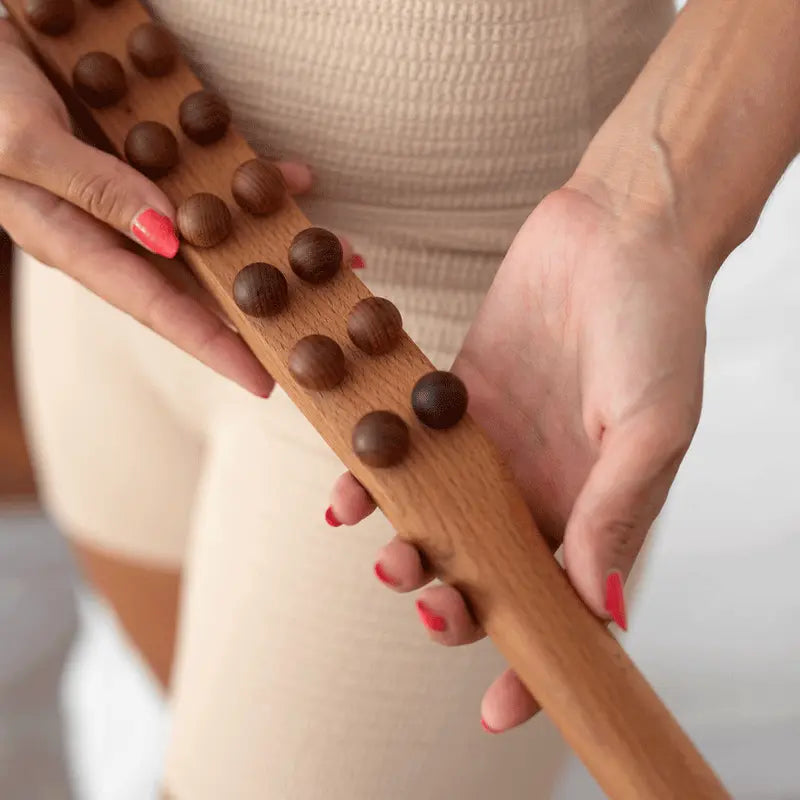 Gua Sha en bois Serebella™ pour massage et drainage