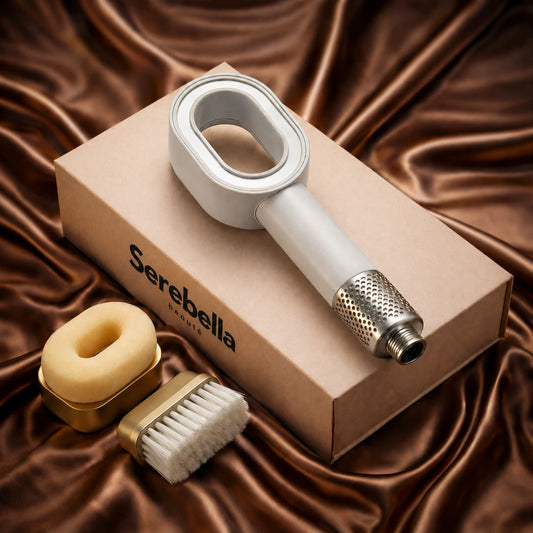 Pommeau de douche Serebella Pure 3-en-1 avec filtre + 2 embouts de soin GRATUITS