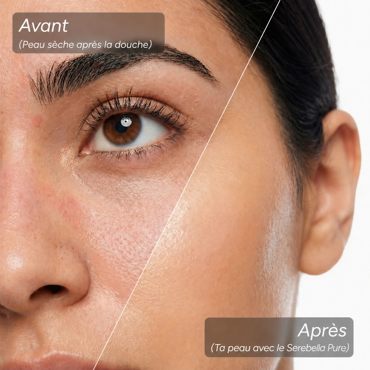 Pommeau de douche Serebella Pure 3-en-1 avec filtre + 2 embouts de soin GRATUITS