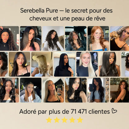 Pommeau de douche Serebella Pure 3-en-1 avec filtre + 2 embouts de soin GRATUITS