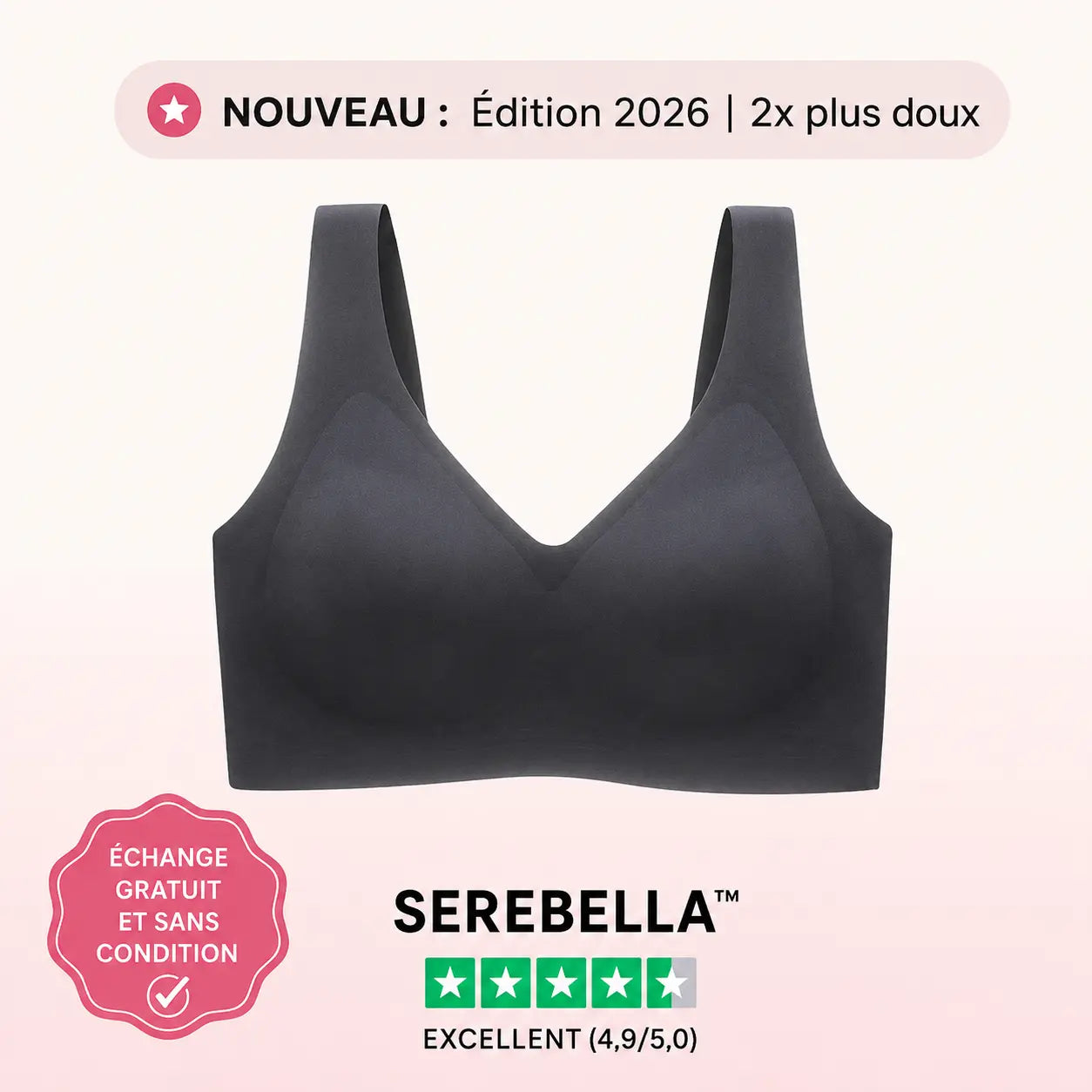 Soutien-gorge premium sans coutures - Serebella