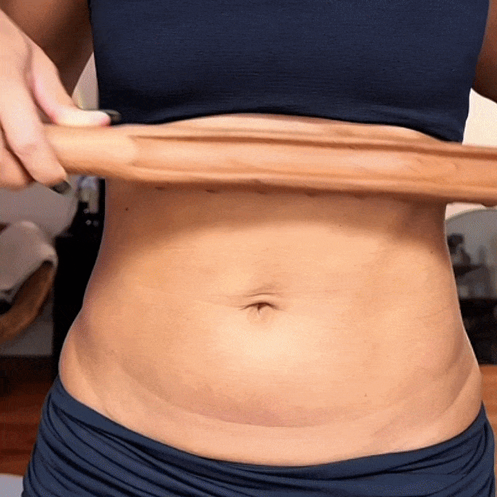 Gua Sha en bois Serebella™ pour massage et drainage